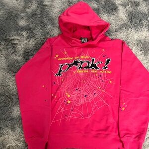 Spider pink hoodie